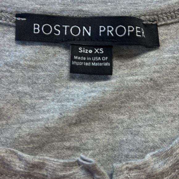 Boston Proper Gray Sleeveless Dress- Size XS - Picture 3 of 6